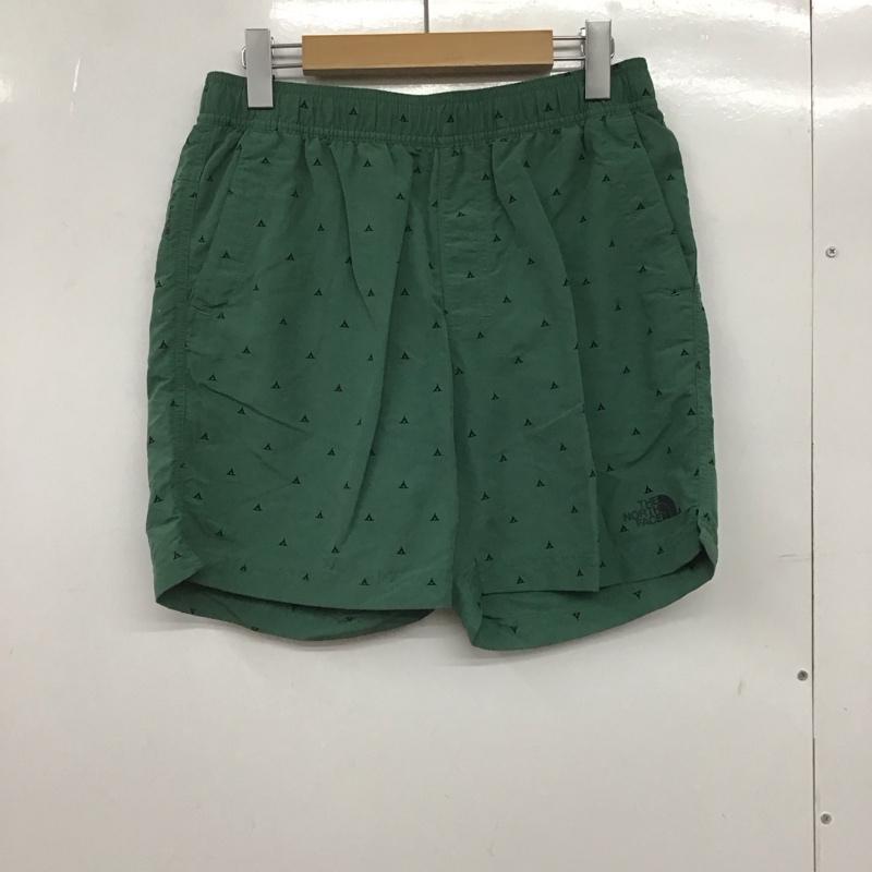 ザノースフェイス THE NORTH FACE パンツ ショートパンツ nb01801z ショートパンツ ハーフパンツ S プリント 緑 / グリーン /  メンズ USED 古着 中古 10145867