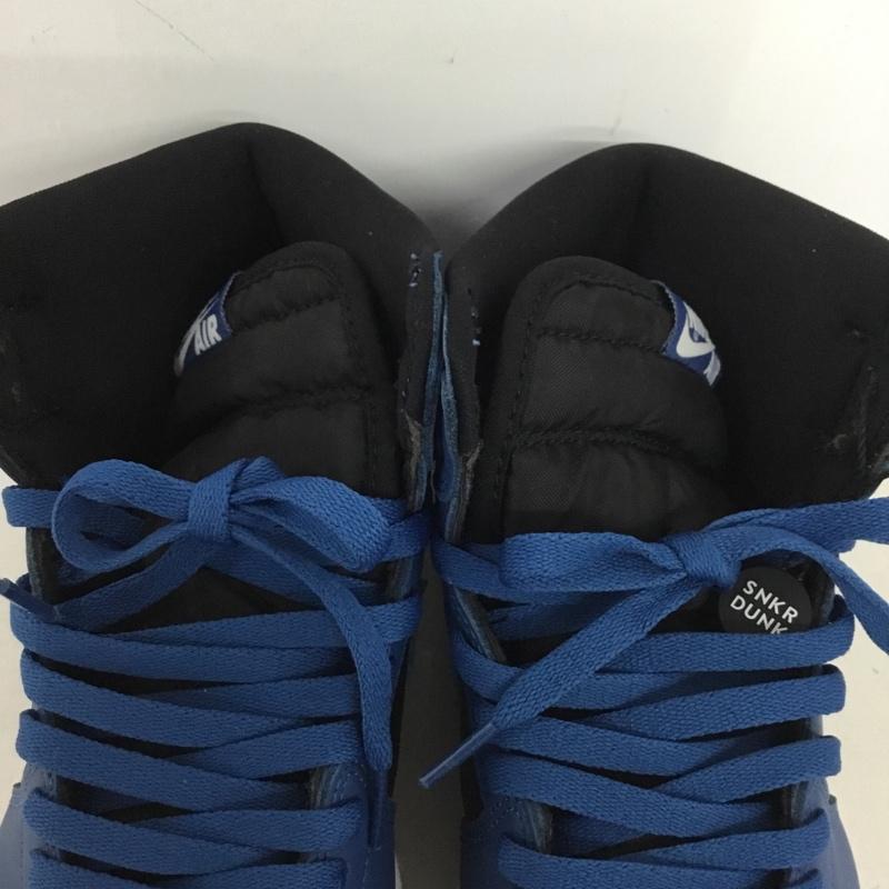 ナイキ NIKE スニーカー スニーカー 555088 404 AIR JORDAN 1 RETRO HIGH OG 26.5cm 箱有 26.5cm ロゴ、文字 黒 / ブラック / X 青 / ブルー /  メンズ USED 古着 中古 10145875