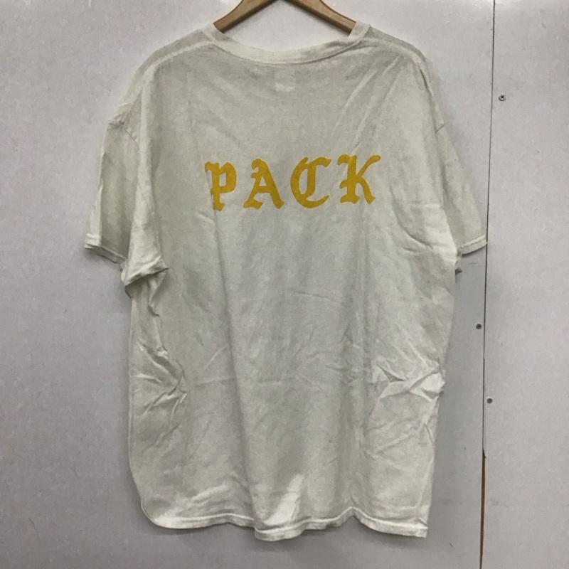 ロットワイラー ROTTWEILER Tシャツ 半袖 半袖カットソー プリントTシャツ クルーネックカットソー XL プリント 白 / ホワイト /  メンズ USED 古着 中古 10145885