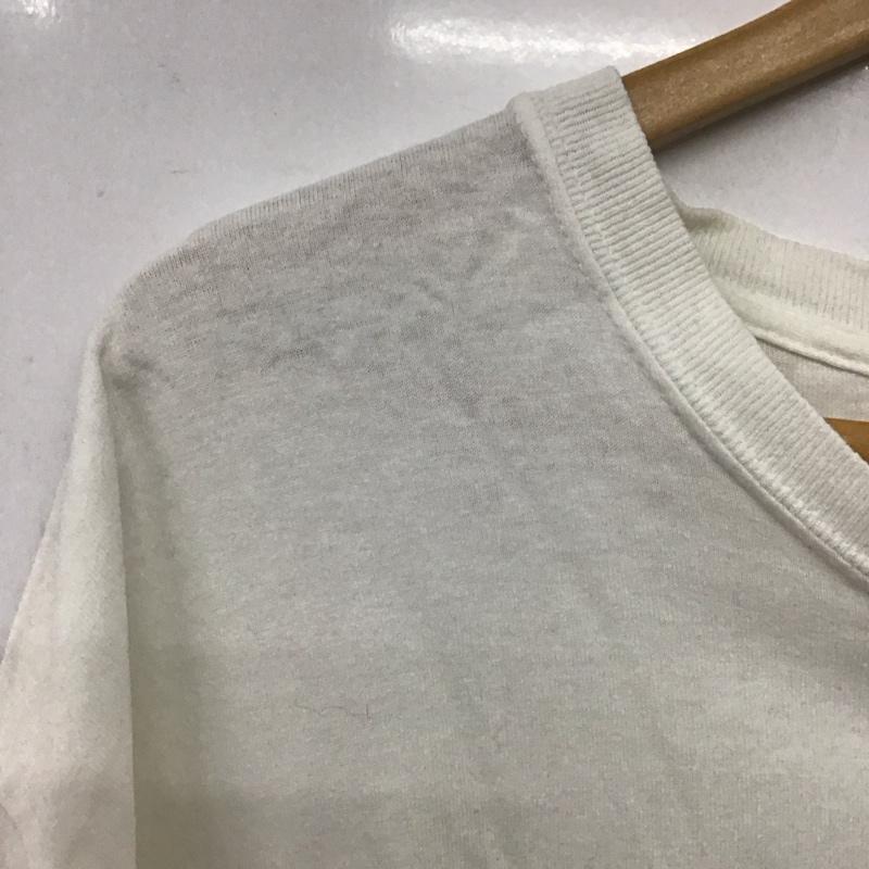 ロットワイラー ROTTWEILER Tシャツ 半袖 半袖カットソー プリントTシャツ クルーネックカットソー XL プリント 白 / ホワイト /  メンズ USED 古着 中古 10145885