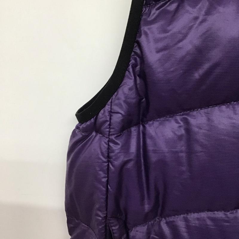 ザノースフェイス THE NORTH FACE ベスト ベスト nd18804 アコンカグアダウンベスト ジップアップダウンベスト M ロゴ、文字 紫 / パープル /  メンズ USED 古着 中古 10145900