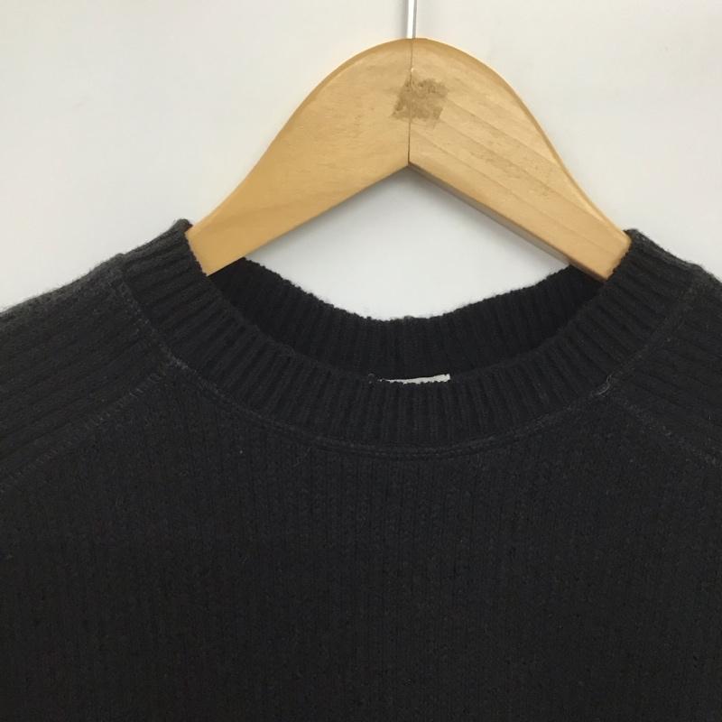 グリーンレーベルリラクシング green label relaxing ワンピース ロングスカート 3626-105-3182 ニットライク リブ ロングワンピース 長袖 無地 黒 / ブラック /  レディース USED 古着 中古 10145911