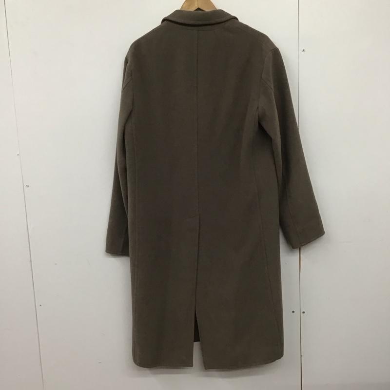 ウィム バイ リドム WYM LIDNM コート コート一般 co627 チェスターコート ロング丈 L 無地 茶 / ブラウン /  メンズ USED 古着 中古 10145936