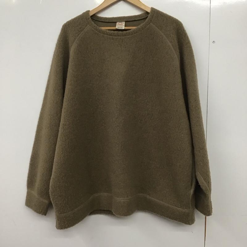 ゴールド GOLD ニット、セーター 長袖 gl68306 フリーストップス M 無地 キャメル / キャメル /  メンズ USED 古着 中古 10145940