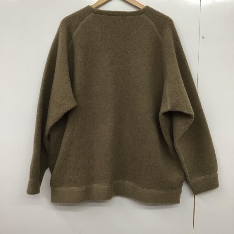 ゴールド GOLD ニット、セーター 長袖 gl68306 フリーストップス M 無地 キャメル / キャメル /  メンズ USED 古着 中古 10145940