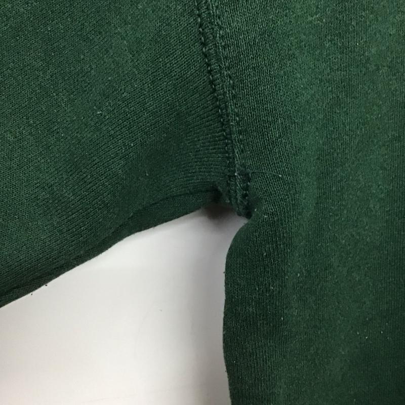フルーツオブザルーム FRUIT OF THE LOOM トレーナー 長袖 長袖トレーナー スウェット クルーネック プルオーバー M ロゴ、文字 緑 / グリーン /  メンズ USED 古着 中古 10145947