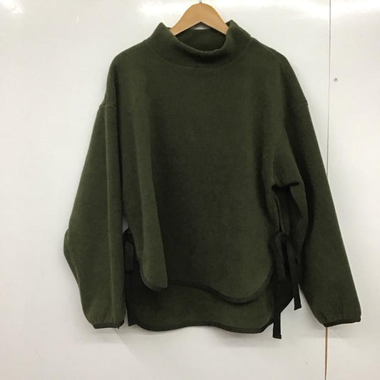 ユニクロ UNIQLO カットソー 長袖 フリース M 無地 カーキ / カーキ /  メンズ USED 古着 中古 10145955