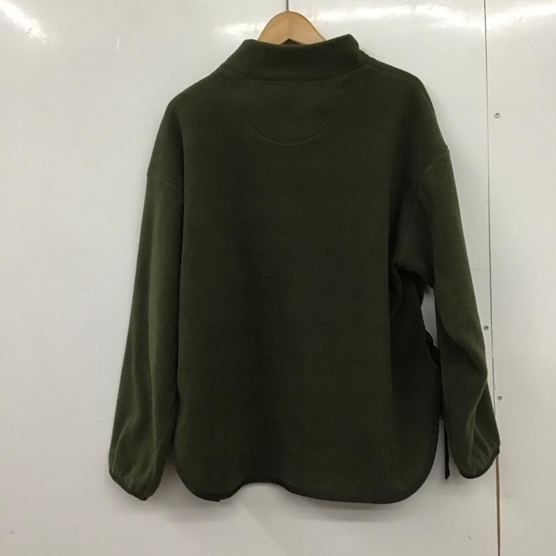 ユニクロ UNIQLO カットソー 長袖 フリース M 無地 カーキ / カーキ /  メンズ USED 古着 中古 10145955