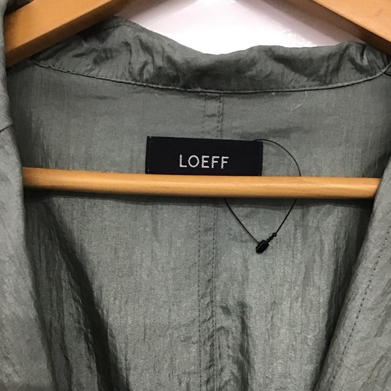 ロエフ LOEFF コート コート一般 8822-699-0009 LF NY WSH SSL GOWN COAT 半袖 ワンピース ナイロン 無地 緑 / グリーン /  レディース USED 古着 中古 10145964