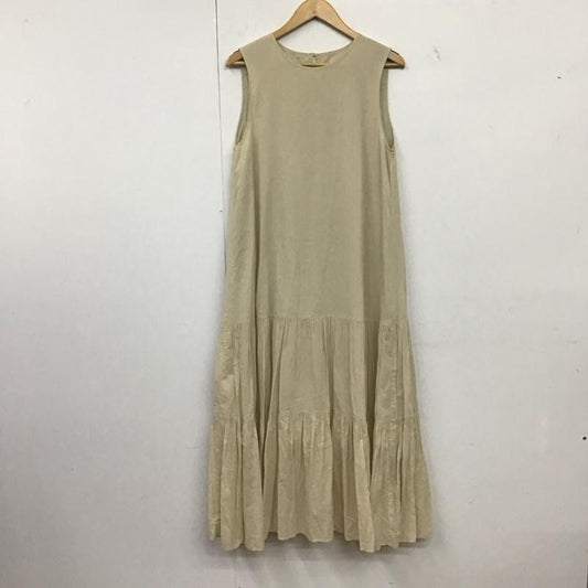 ローリーズファーム LOWRYS FARM ワンピース ロングスカート LF721016TK ティアード ノースリーブ FREE 無地 アイボリー / アイボリー /  レディース USED 古着 中古 10145969