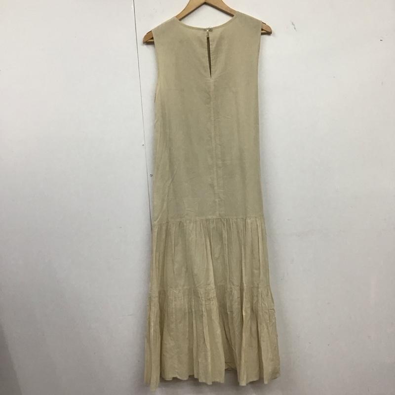 ローリーズファーム LOWRYS FARM ワンピース ロングスカート LF721016TK ティアード ノースリーブ FREE 無地 アイボリー / アイボリー /  レディース USED 古着 中古 10145969
