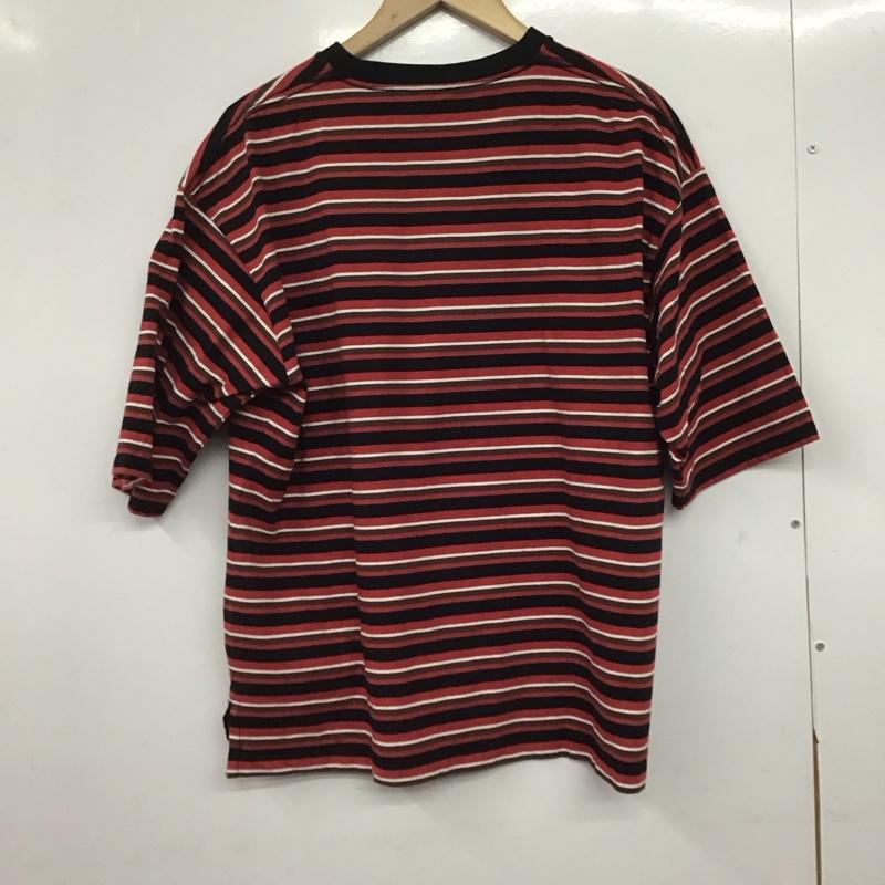 グラニフ graniph Tシャツ 半袖 半袖カットソー プリントTシャツ クルーネックカットソー M ボーダー柄 マルチカラー / マルチカラー /  メンズ USED 古着 中古 10145971