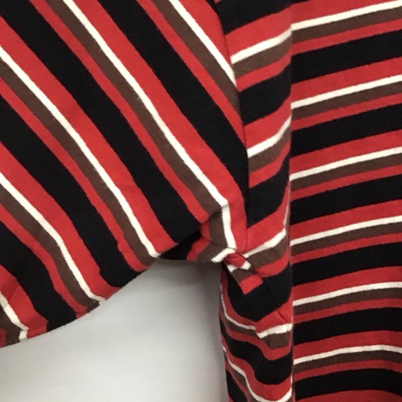 グラニフ graniph Tシャツ 半袖 半袖カットソー プリントTシャツ クルーネックカットソー M ボーダー柄 マルチカラー / マルチカラー /  メンズ USED 古着 中古 10145971
