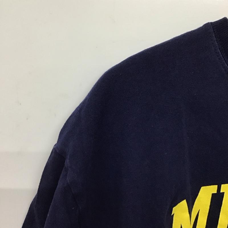 古着 USED Tシャツ 半袖 半袖カットソー プリントTシャツ クルーネックカットソー XL ロゴ、文字 紺 / ネイビー /  メンズ USED 古着 中古 10145976