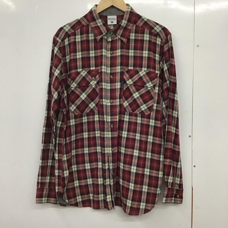 コロンビア Columbia シャツ、ブラウス 長袖 長袖シャツ チェックシャツ カラーシャツ L チェック マルチカラー / マルチカラー /  メンズ USED 古着 中古 10145995