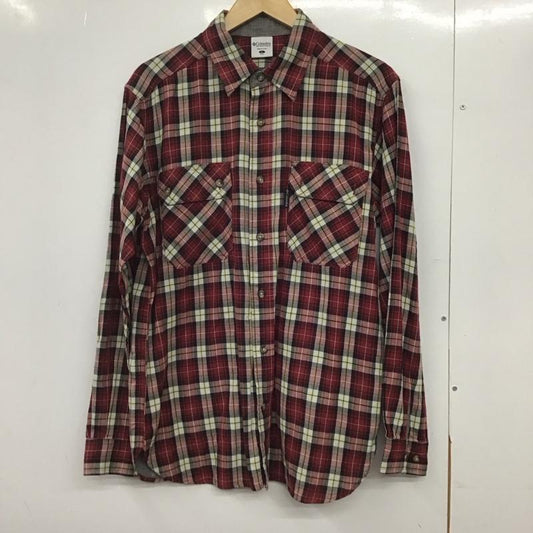コロンビア Columbia シャツ、ブラウス 長袖 長袖シャツ チェックシャツ カラーシャツ L チェック マルチカラー / マルチカラー /  メンズ USED 古着 中古 10145995