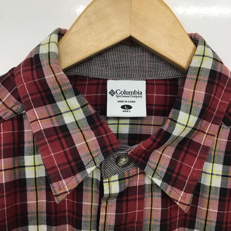 コロンビア Columbia シャツ、ブラウス 長袖 長袖シャツ チェックシャツ カラーシャツ L チェック マルチカラー / マルチカラー /  メンズ USED 古着 中古 10145995