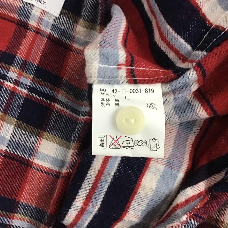 ビームス ハート BEAMS HEART シャツ、ブラウス 長袖 長袖シャツ チェックシャツ カラーシャツ L チェック マルチカラー / マルチカラー /  メンズ USED 古着 中古 10146005