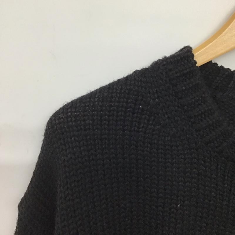 ダブルタップス W)TAPS ニット、セーター 長袖 242madt-knm05 INGREDIENT SWEATER POLY 長袖ニット セーター 2 無地 黒 / ブラック /  メンズ USED 古着 中古 10146006