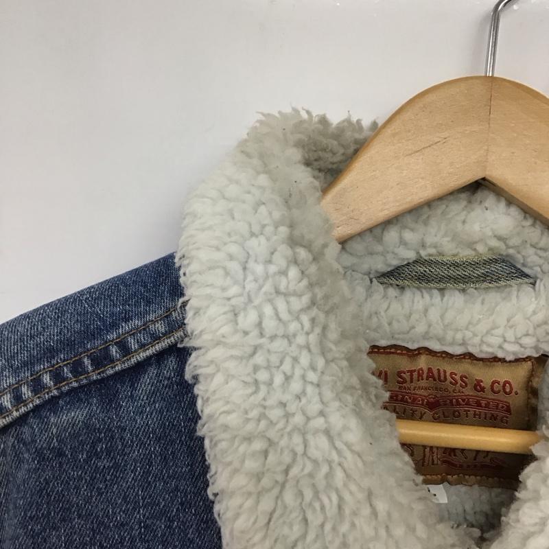 リーバイストラウスアンドコー Levi Strauss & co. ジャケット、上着 ジャンパー、ブルゾン デニムジャケット Gジャン アウター ボアジャケット L 無地 インディゴ / インディゴ /  メンズ USED 古着 中古 10146014