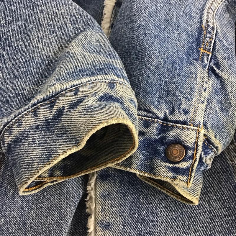 リーバイストラウスアンドコー Levi Strauss & co. ジャケット、上着 ジャンパー、ブルゾン デニムジャケット Gジャン アウター ボアジャケット L 無地 インディゴ / インディゴ /  メンズ USED 古着 中古 10146014