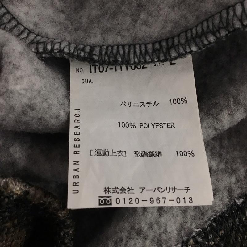 アイテムズ アーバンリサーチ ITEMS URBAN RESEARCH カットソー 長袖 長袖カットソー プリントカットソー クルーネック L チェック マルチカラー / マルチカラー /  メンズ USED 古着 中古 10146026
