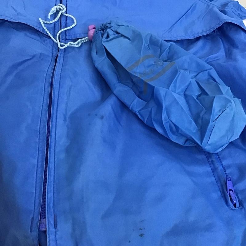 エディーバウアー Eddie Bauer ジャケット、上着 ジャンパー、ブルゾン ジップアップジャケット ナイロンジャケット アウター M 無地 青 / ブルー /  メンズ USED 古着 中古 10146028