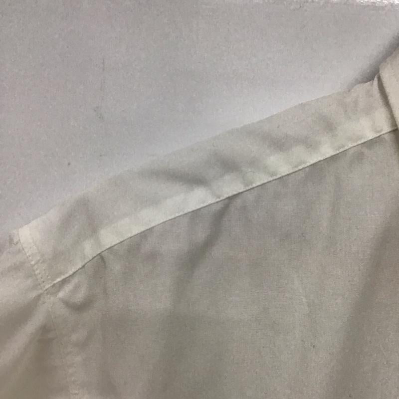 古着 USED シャツ、ブラウス 半袖 半袖シャツ カジュアルシャツ ポケットシャツ ワークシャツ M ロゴ、文字 白 / ホワイト /  メンズ USED 古着 中古 10146031