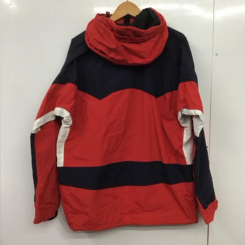 アベイシングエイプ A BATHING APE ジャケット、上着 ジャンパー、ブルゾン ジップアップジャケット ナイロンジャケット アウター L ロゴ、文字 赤 / レッド / X 白 / ホワイト / X 紺 / ネイビー /  メンズ USED 古着 中古 10146063