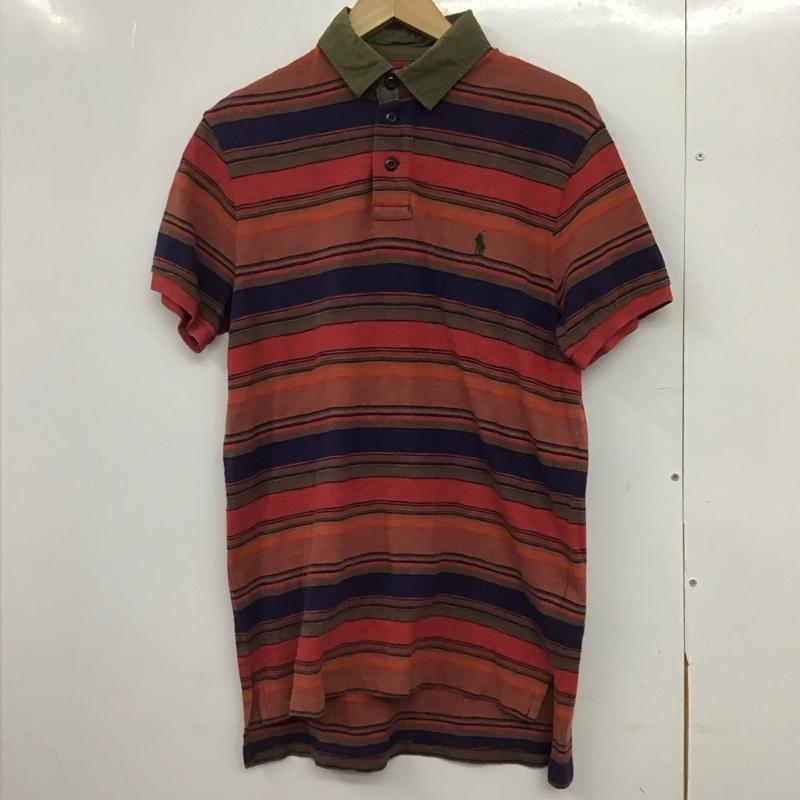 ポロバイラルフローレン Polo by RALPH LAUREN ポロシャツ 半袖 ポロシャツ 半袖カットソー M ボーダー柄 マルチカラー / マルチカラー /  メンズ USED 古着 中古 10146067