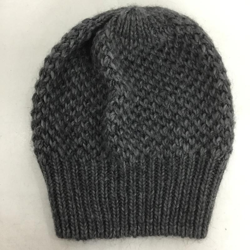 ハッツアンドドリームス hats & dreams 帽子 ニット帽 イタリア製 無地 灰 / グレー /  メンズ USED 古着 中古 10146068