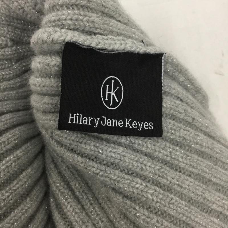 古着 USED 帽子 ニット帽 Hilary Jane Keyes 無地 灰 / グレー /  メンズ USED 古着 中古 10146074