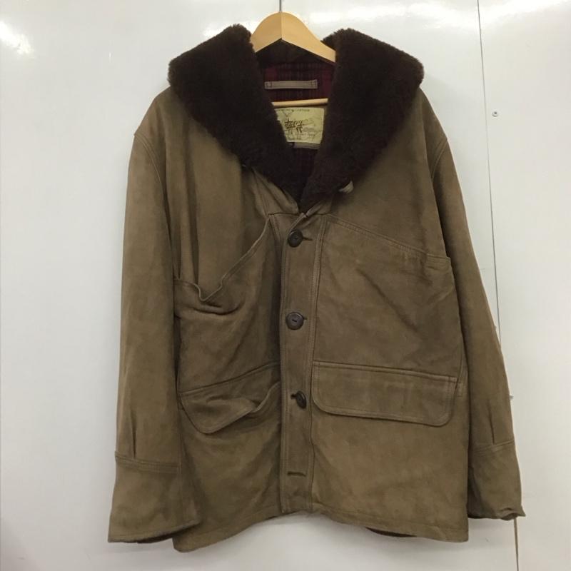 古着 USED ジャケット、上着 ジャンパー、ブルゾン カジュアルジャケット アウター カラージャケット 古着 M 無地 茶 / ブラウン /  メンズ USED 古着 中古 10146077
