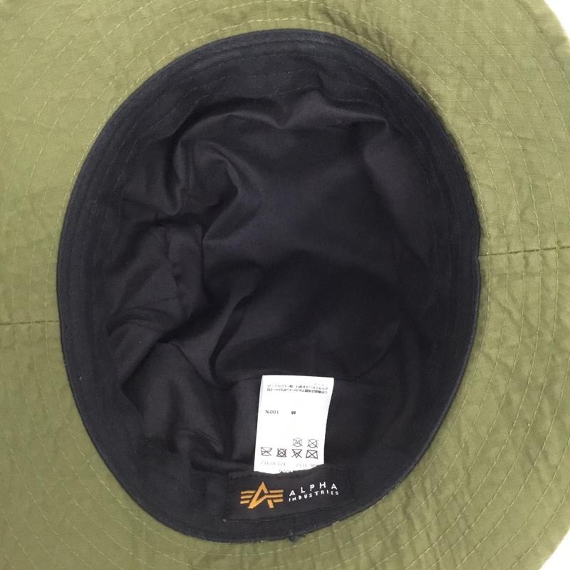 アルファインダストリー Alpha Industries 帽子 ハット TZ23026 AAL-3117 バケットハット バケハ 無地 カーキ / カーキ /  メンズ USED 古着 中古 10146078