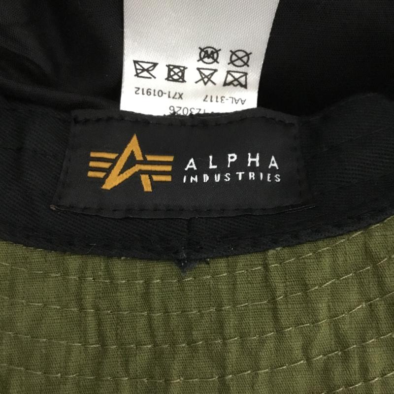 アルファインダストリー Alpha Industries 帽子 ハット TZ23026 AAL-3117 バケットハット バケハ 無地 カーキ / カーキ /  メンズ USED 古着 中古 10146078