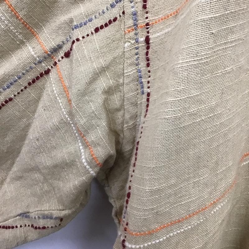 古着 USED シャツ、ブラウス 半袖 半袖シャツ チェックシャツ 古着 チェック ベージュ / ベージュ /  メンズ USED 古着 中古 10146082
