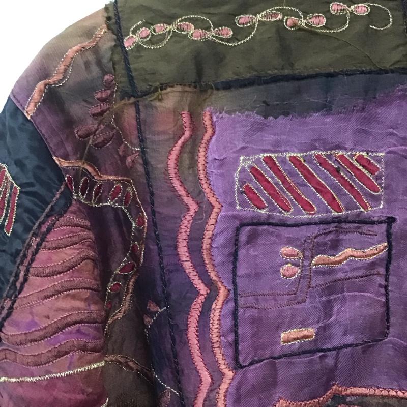 古着 USED シャツ、ブラウス 長袖 長袖シャツ 刺繍シャツ カラーシャツ 古着 2 総柄 マルチカラー / マルチカラー /  メンズ USED 古着 中古 10146084