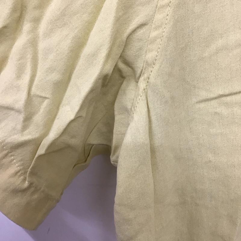 古着 USED シャツ、ブラウス 半袖 半袖シャツ プリントシャツ 古着 XL ストライプ 黄 / イエロー /  メンズ USED 古着 中古 10146088