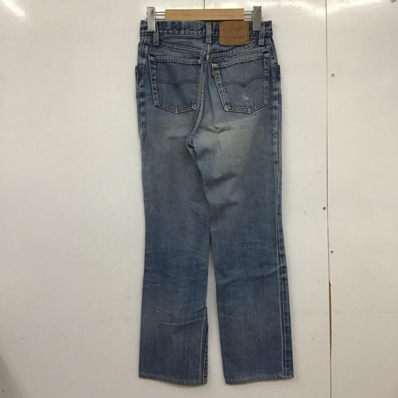 リーバイス Levi s パンツ デニム、ジーンズ デニムパンツ スリムパンツ カジュアルパンツ 無地 インディゴ / インディゴ /  レディース USED 古着 中古 10146098