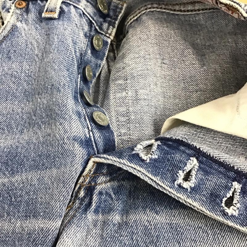 リーバイス Levi s パンツ デニム、ジーンズ デニムパンツ スリムパンツ カジュアルパンツ 無地 インディゴ / インディゴ /  レディース USED 古着 中古 10146098