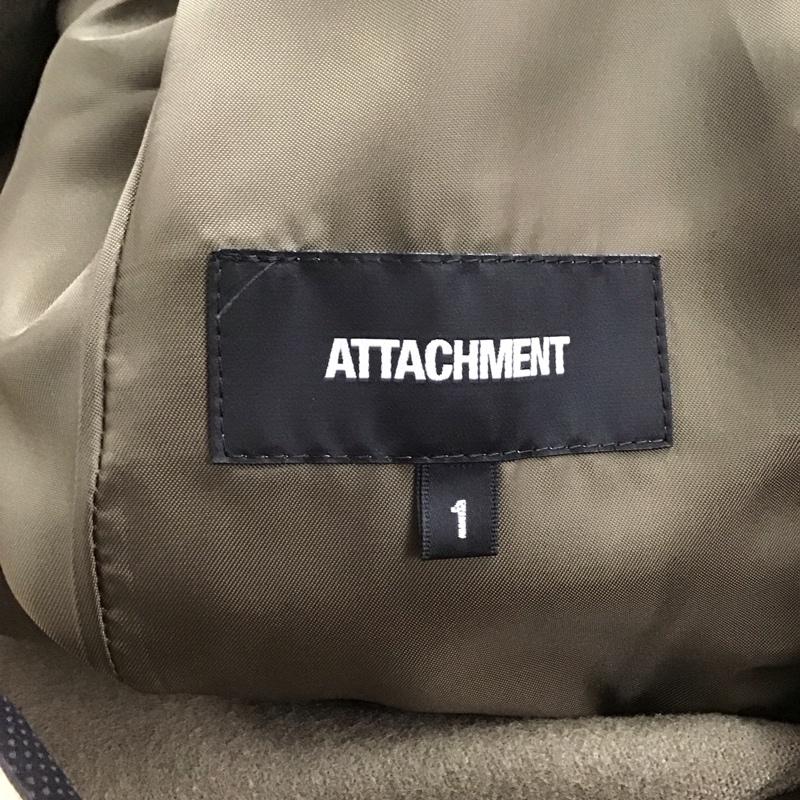 アタッチメント ATTACHMENT ジャケット、上着 ジャケット、ブレザー ロングコートジャケット アウター カラージャケット 1 無地 ダークブラウン / ダークブラウン /  メンズ USED 古着 中古 10146109