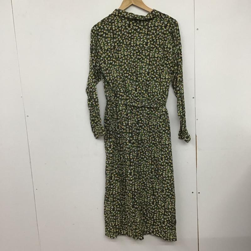 ニコアンド niko and... ワンピース ロングスカート 長袖ロングワンピース シャツワンピース M プリント マルチカラー / マルチカラー /  レディース USED 古着 中古 10146152
