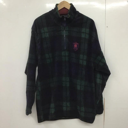 トミーヒルフィガー TOMMY HILFIGER ジャケット、上着 ジャケット、ブレザー フリースジャケット プルオーバー スタンドネック XL チェック マルチカラー / マルチカラー /  メンズ USED 古着 中古 10146176