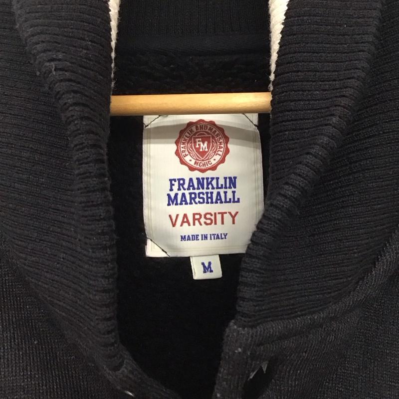 フランクリンマーシャル FRANKLIN&MARSHALL ジャケット、上着 ジャケット、ブレザー カジュアルジャケット アウター ノーカラージャケット M ロゴ、文字 黒 / ブラック /  メンズ USED 古着 中古 10146177