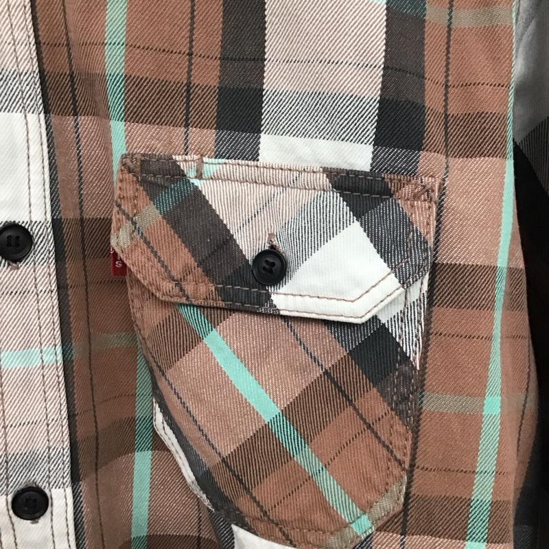 リーバイス Levi s シャツ、ブラウス 長袖 長袖シャツ チェックシャツ カラーシャツ 厚手 M チェック マルチカラー / マルチカラー /  メンズ USED 古着 中古 10146182