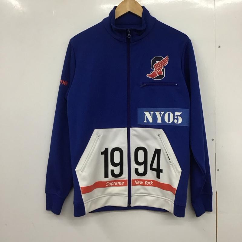 シュプリーム Supreme ジャケット、上着 ジャケット、ブレザー 2005aw 1994StadiumTrackJacket ジャージ ジップアップジャケット M ロゴ、文字 青 / ブルー /  メンズ USED 古着 中古 10146192