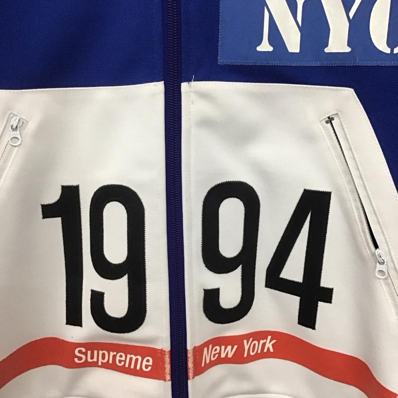 シュプリーム Supreme ジャケット、上着 ジャケット、ブレザー 2005aw 1994StadiumTrackJacket ジャージ ジップアップジャケット M ロゴ、文字 青 / ブルー /  メンズ USED 古着 中古 10146192