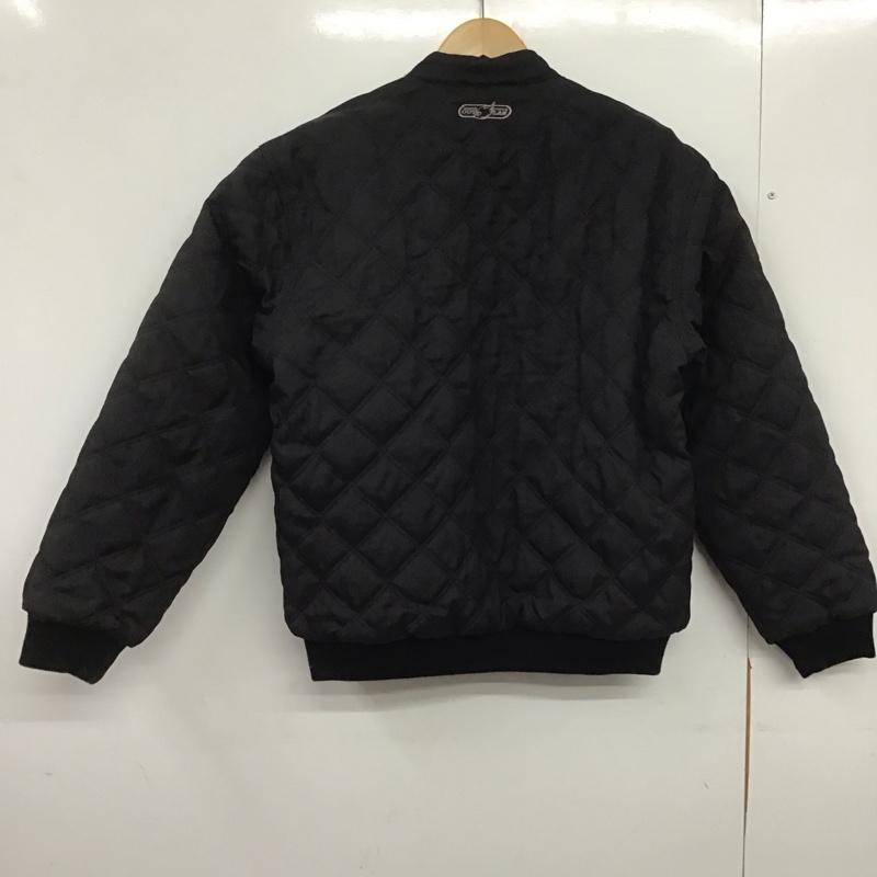 古着 USED ジャケット、上着 ジャケット、ブレザー ジップアップジャケット キルティングジャケット アウター L ロゴ、文字 黒 / ブラック /  メンズ USED 古着 中古 10146204