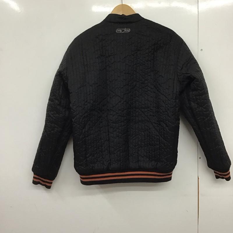古着 USED ジャケット、上着 ジャケット、ブレザー ジップアップジャケット キルティングジャケット アウター L ロゴ、文字 黒 / ブラック /  メンズ USED 古着 中古 10146204
