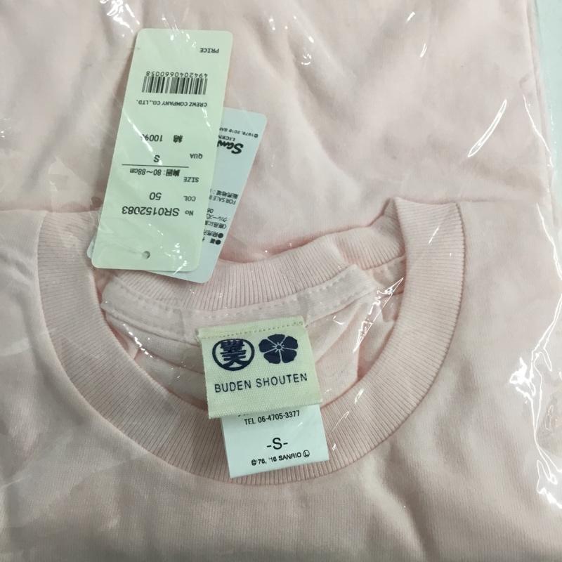 豊天商店 ぶーでんしょうてん Tシャツ 半袖 桜いっぱい キティちゃん S プリント X キャラクター 桃 / ピンク /  レディース USED 古着 中古 10146221